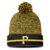 Pittsburgh Pirates Fanatics Space-Dye Cuffed Knit Hat with Pom - MLB Hats