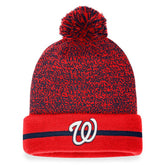 Washington Nationals Fanatics Space-Dye Cuffed Knit Hat with Pom - MLB Hats