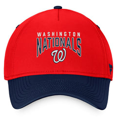 Washington Nationals Fanatics Stacked Logo Flex Hat - MLB Hats