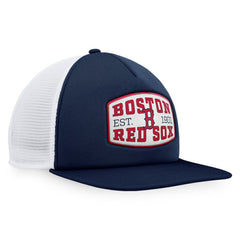 Boston Red Sox Fanatics Foam Front Patch Trucker Snapback Hat - MLB Hats