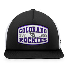 Colorado Rockies Fanatics Foam Front Patch Trucker Snapback Hat - MLB Hats