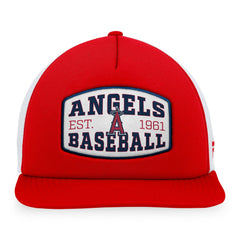 Los Angeles Angels Fanatics Foam Front Patch Trucker Snapback Hat - MLB Hats