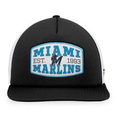 Miami Marlins Fanatics Foam Front Patch Trucker Snapback Hat - MLB Hats
