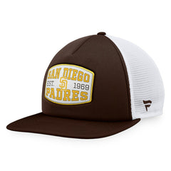 San Diego Padres Fanatics Foam Front Patch Trucker Snapback Hat - MLB Hats