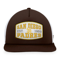 San Diego Padres Fanatics Foam Front Patch Trucker Snapback Hat - MLB Hats