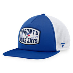 Toronto Blue Jays Fanatics Foam Front Patch Trucker Snapback Hat - MLB Hats