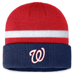 Washington Nationals Fanatics Waffle Cuffed Knit Hat - MLB Hats