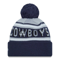 Dallas Cowboys Youth Gridiron Classics Main Cuffed Knit Hat with Pom | NFL Hot
