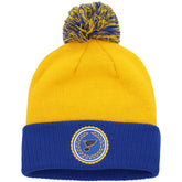 St. Louis Blues adidas Women's Laurel Cuffed Knit Hat with Pom - NHL Hats