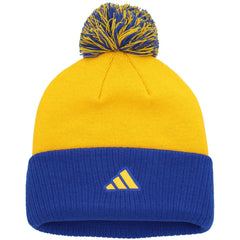 St. Louis Blues adidas Women's Laurel Cuffed Knit Hat with Pom - NHL Hats
