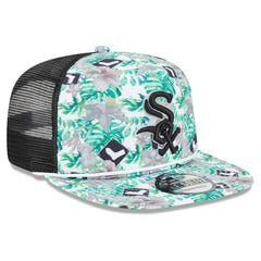 Chicago White Sox New Era Tropic Floral Golfer Lightly Structured Snapback Hat - MLB Hats