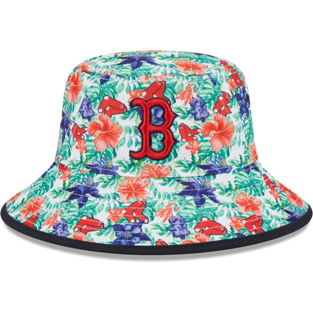 Boston Red Sox New Era Tropic Floral Bucket Hat - MLB Hats