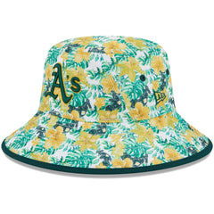 Athletics New Era Tropic Floral Bucket Hat - MLB Hats
