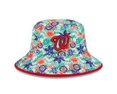 Washington Nationals New Era Tropic Floral Bucket Hat - MLB Hats