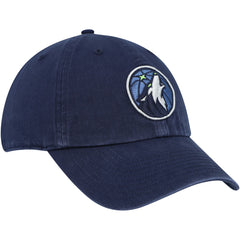Navy Minnesota Timberwolves '47 Core Logo Clean Up Adjustable Hat | NBA