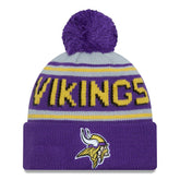 Minnesota Vikings Main Cuffed Knit Hat with Pom | NFL Outlet
