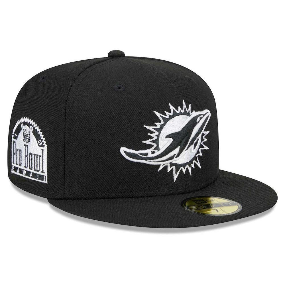Miami Dolphins Main Patch 59FIFTY Fitted Hat | NFL Discount