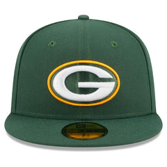 Green Bay Packers Main Patch 59FIFTY Fitted Hat | NFL Online