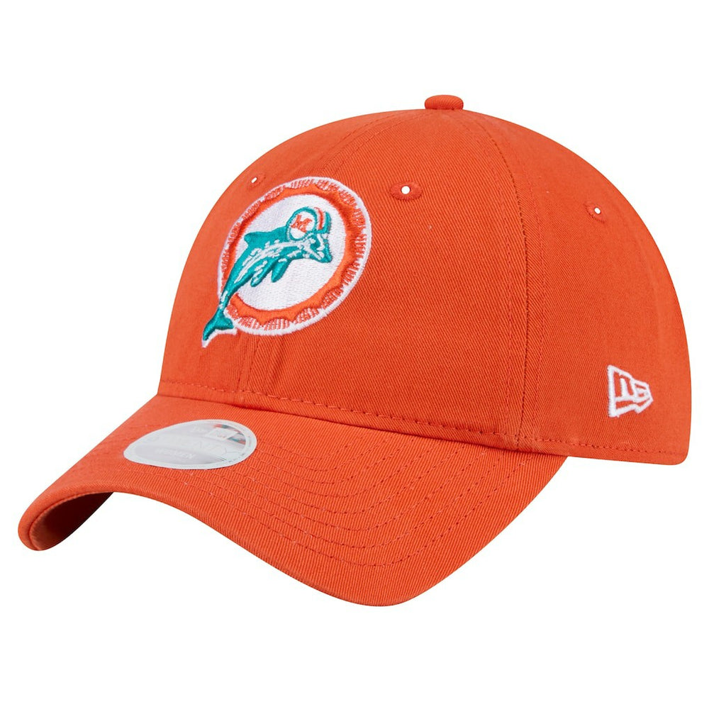 Miami Dolphins Women's Throwback Main Core Classic 2.0 9TWENTY Adjustable Hat | NFL Sale