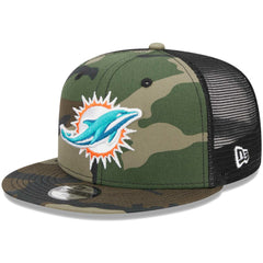 Miami Dolphins Youth Main Trucker 9FIFTY Snapback Hat | NFL Sale