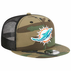 Miami Dolphins Main Trucker 9FIFTY Snapback Hat | NFL On sale