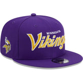 Minnesota Vikings Main Script 9FIFTY Snapback Hat | NFL US