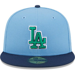 Los Angeles Dodgers New Era Green Undervisor 59FIFTY Fitted Hat - MLB Hats