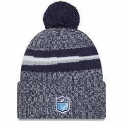 Tennessee Titans Youth 2023 Sideline Cuffed Knit Hat With Pom | NFL On sale