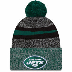 New York Jets 2023 Sideline Sport Cuffed Pom Knit Hat | NFL New