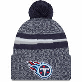 Tennessee Titans 2023 Sideline Cuffed Knit Hat With Pom | NFL Sale