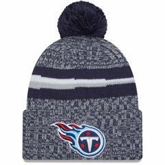Tennessee Titans 2023 Sideline Cuffed Knit Hat With Pom | NFL Sale