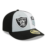 Las Vegas Raiders 2023 Sideline Low Profile 59FIFTY Fitted Hat | NFL Online