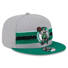 Gray Boston Celtics Chenille Band 9FIFTY Snapback Hat | NBA
