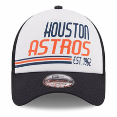 Houston Astros New Era Stacked A-Frame Trucker 9FORTY Adjustable Hat - MLB Hats