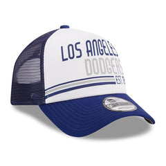 Los Angeles Dodgers New Era Stacked A-Frame Trucker 9FORTY Adjustable Hat - MLB Hats