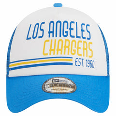 Los Angeles Chargers Stacked A-Frame Trucker 9FORTY Adjustable Hat | NFL New