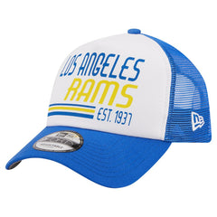 Los Angeles Rams Stacked A-Frame Trucker 9FORTY Adjustable Hat | NFL US