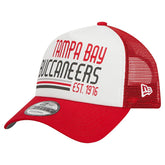 Tampa Bay Buccaneers Stacked A-Frame Trucker 9FORTY Adjustable Hat | NFL New