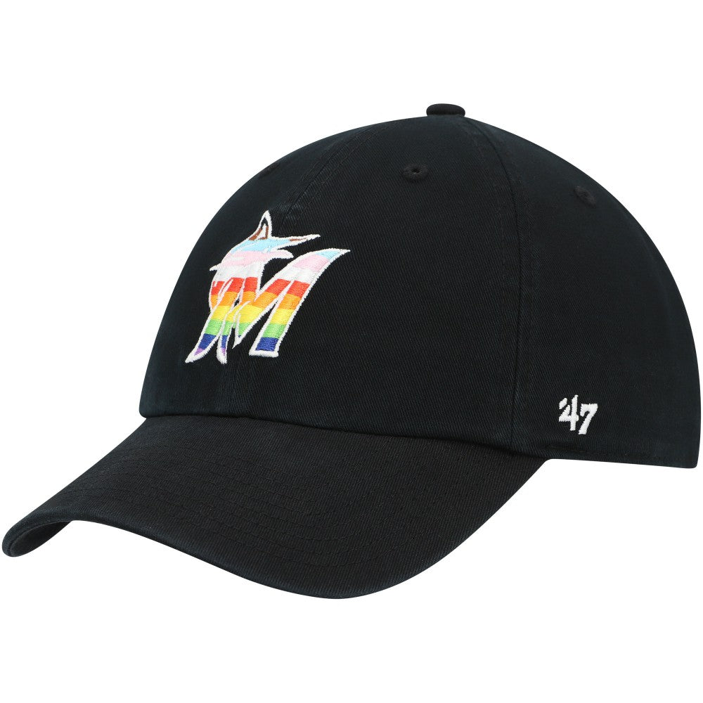 Miami Marlins '47 Team Pride Clean Up Adjustable Hat - MLB Hats