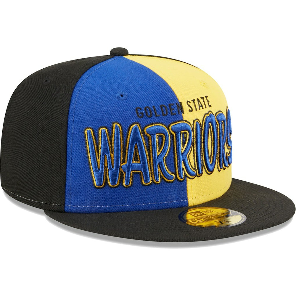 Black/Royal Golden State Warriors Pop Front 59FIFTY Fitted Hat sale | NBA