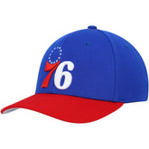 Royal/Red Philadelphia 76ers MVP Team Two-Tone 2.0 Stretch-Snapback Hat | NBA