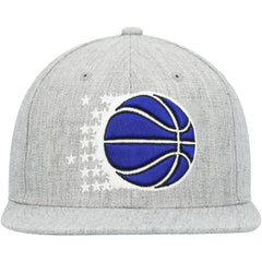 Heather Gray Orlando Magic Hardwood Classics 2.0 Snapback Hat | NBA
