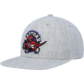 Heather Gray Toronto Raptors Hardwood Classics 2.0 Snapback Hat | NBA