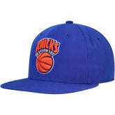 Blue New York Knicks Hardwood Classics MVP Team Ground 2.0 Fitted Hat | NBA