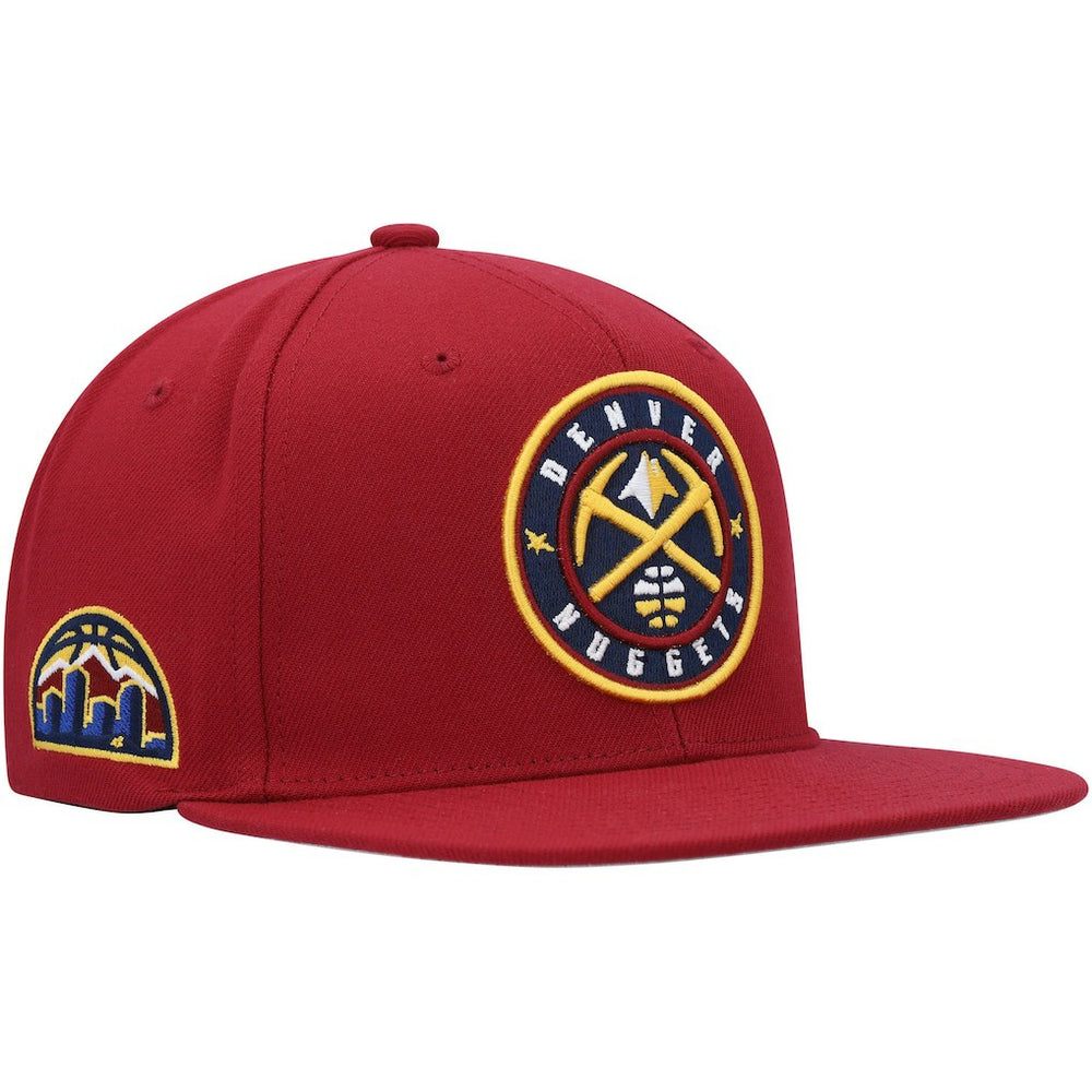 Red Denver Nuggets Side Core 2.0 Snapback Hat sale | NBA