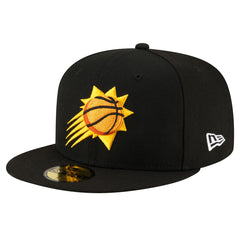 Black Phoenix Suns Team 59FIFTY Fitted Hat | NBA