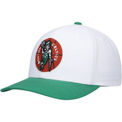 White/Green Boston Celtics Hardwood Classics Core 2-Tone 2.0 Pro Snapback Hat | NBA