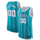 Icon Edition Charlotte Hornets Jordan Brand 2020/21 Authentic Custom Jersey Teal | NBA