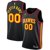 Black Atlanta Hawks Jordan Brand Swingman Custom Jersey | NBA