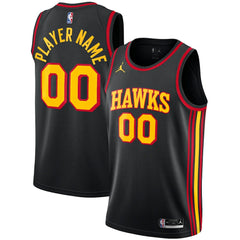 Black Atlanta Hawks Jordan Brand Swingman Custom Jersey | NBA